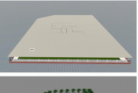 我在森园区campusBuilder中画了一个园区，上面天花板怎么操...