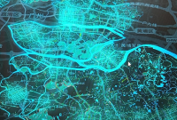 森城市里的这个地图效果是怎么做出来的？