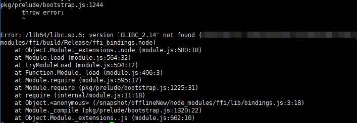 ThingJS项目在linux上离线部署，解压之后执行start报错怎么办？